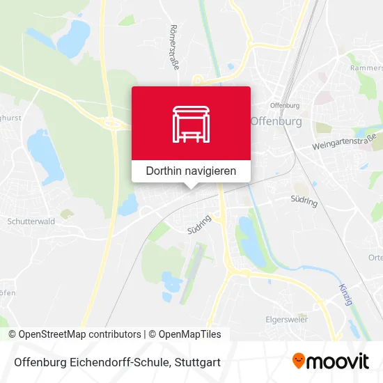 Offenburg Eichendorff-Schule Karte