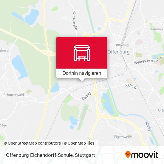 Offenburg Eichendorff-Schule Karte