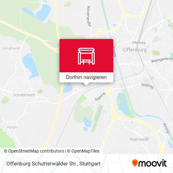 Offenburg Schutterwälder Str. Karte