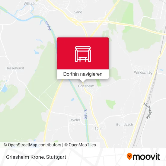 Griesheim Krone Karte