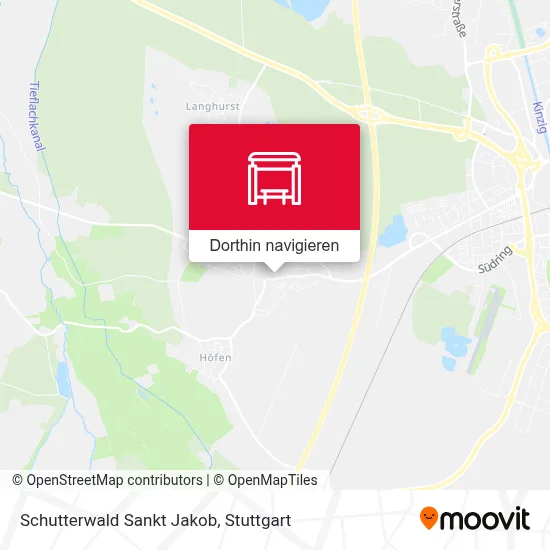 Schutterwald Sankt Jakob Karte