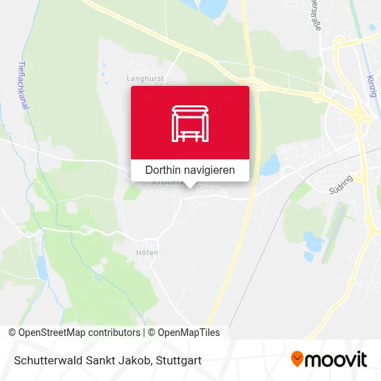 Schutterwald Sankt Jakob Karte