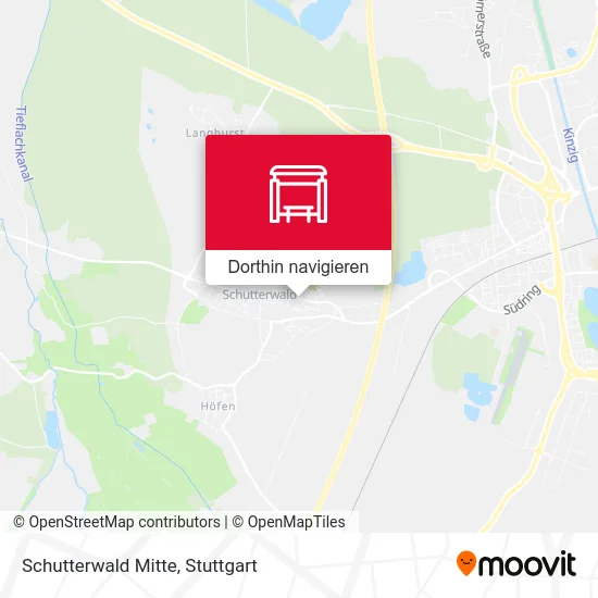 Schutterwald Mitte Karte