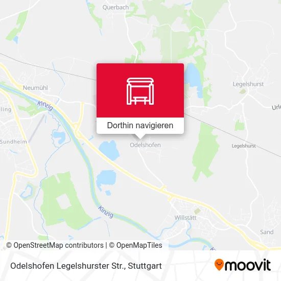 Odelshofen Legelshurster Str. Karte