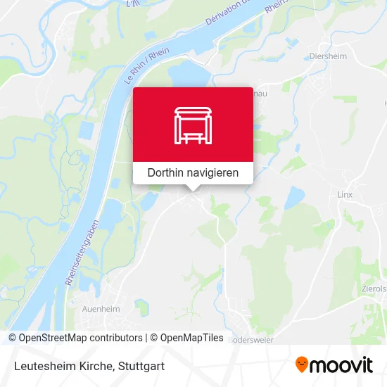 Leutesheim Kirche Karte