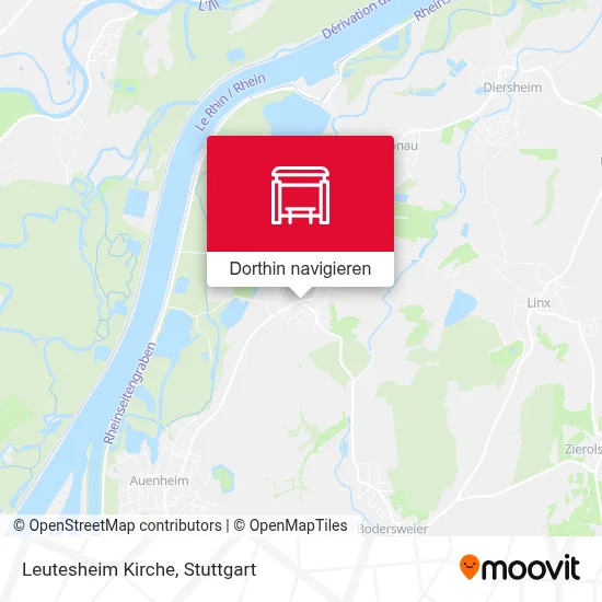 Leutesheim Kirche Karte