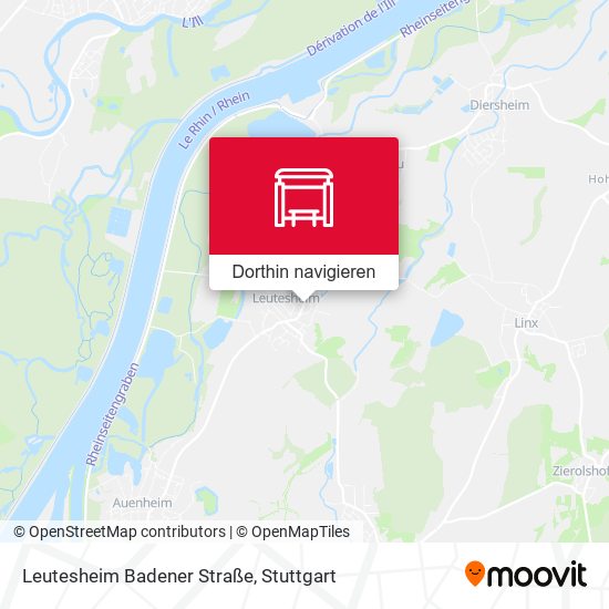 Leutesheim Badener Straße Karte