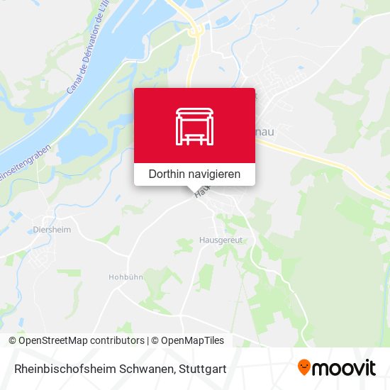 Rheinbischofsheim Schwanen Karte