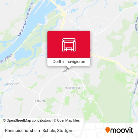 Rheinbischofsheim Schule Karte