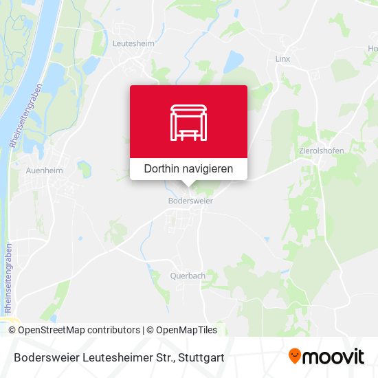 Bodersweier Leutesheimer Str. Karte
