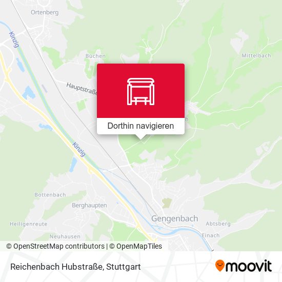 Reichenbach Hubstraße Karte