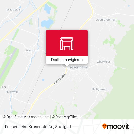 Friesenheim Kronenstraße Karte