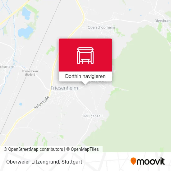 Oberweier Litzengrund Karte