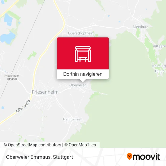 Oberweier Emmaus Karte