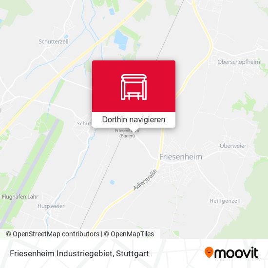Friesenheim Industriegebiet Karte