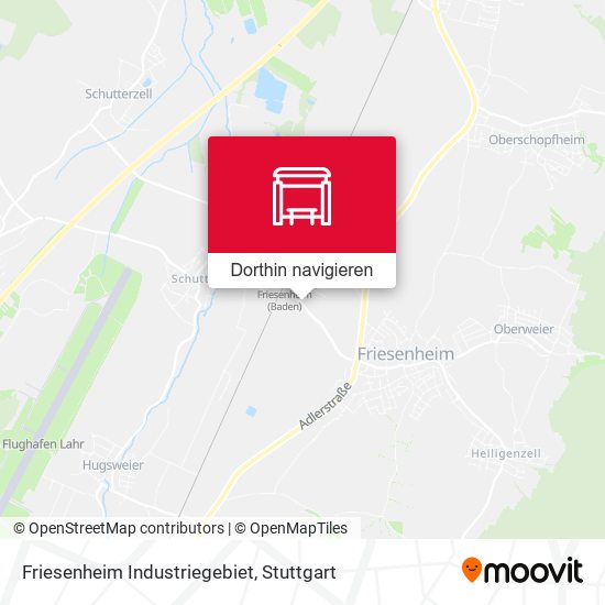 Friesenheim Industriegebiet Karte