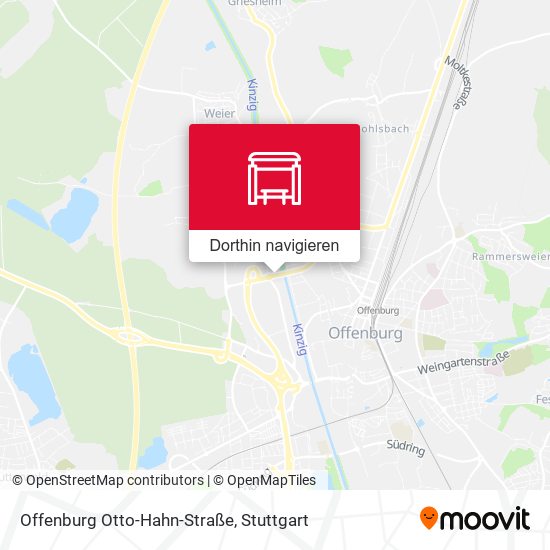 Offenburg Otto-Hahn-Straße Karte
