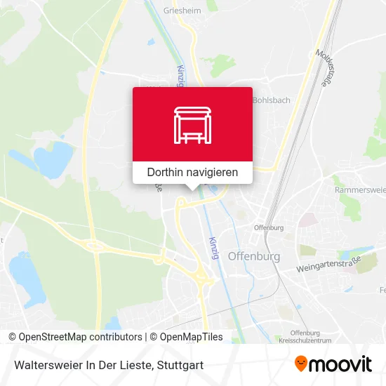 Waltersweier In Der Lieste Karte