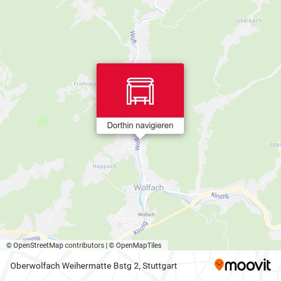 Oberwolfach Weihermatte Bstg 2 Karte