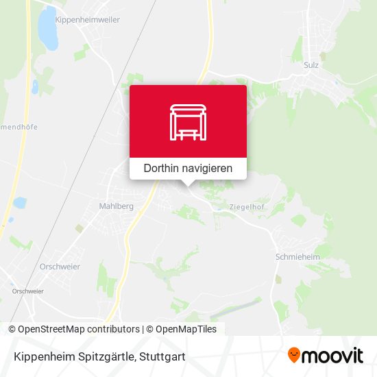 Kippenheim Spitzgärtle Karte