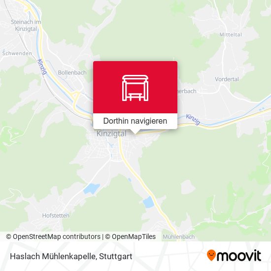 Haslach Mühlenkapelle Karte