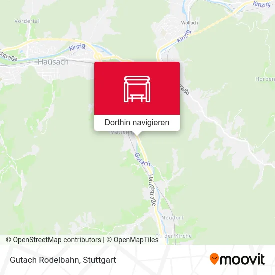 Gutach Rodelbahn Karte
