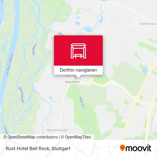 Rust Hotel Bell Rock Karte