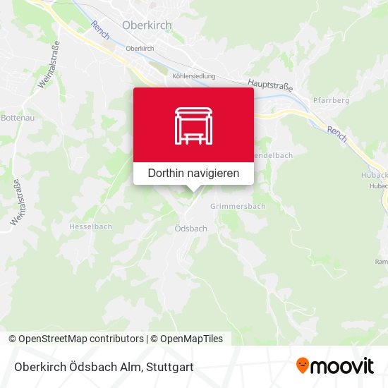 Oberkirch Ödsbach Alm Karte