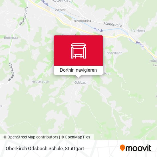 Oberkirch Ödsbach Schule Karte