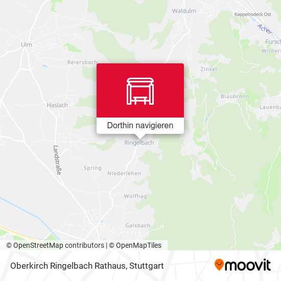 Oberkirch Ringelbach Rathaus Karte