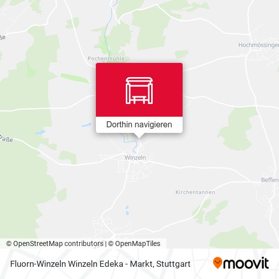 Fluorn-Winzeln Winzeln Edeka - Markt Karte
