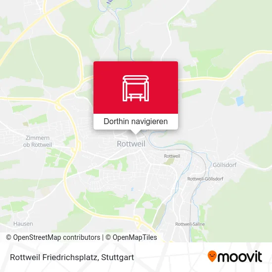 Rottweil Friedrichsplatz Karte