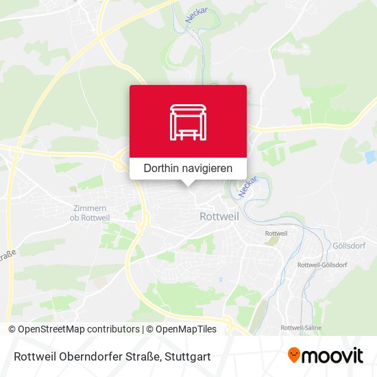 Rottweil Oberndorfer Straße Karte