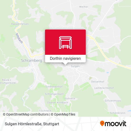 Sulgen Hörnlestraße Karte