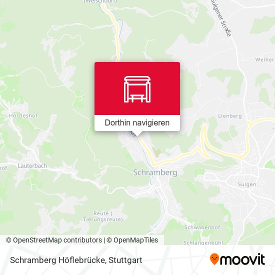 Schramberg Höflebrücke Karte
