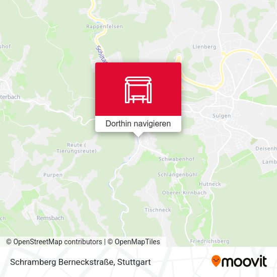 Schramberg Berneckstraße Karte