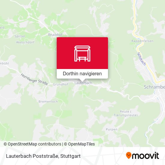 Lauterbach Poststraße Karte