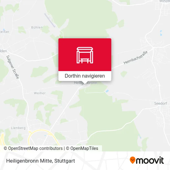 Heiligenbronn Mitte Karte