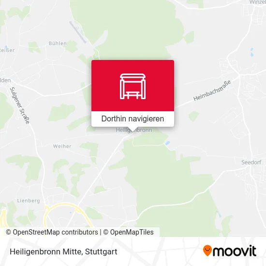 Heiligenbronn Mitte Karte