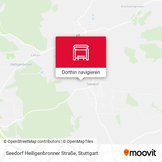 Seedorf Heiligenbronner Straße Karte