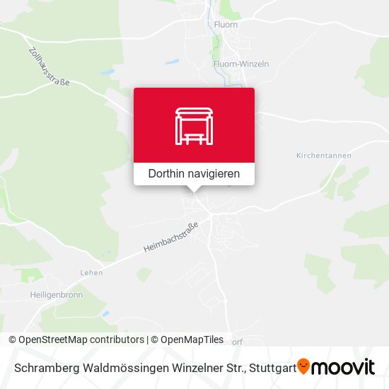 Schramberg Waldmössingen Winzelner Str. Karte