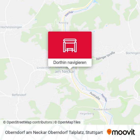 Oberndorf am Neckar Oberndorf Talplatz Karte