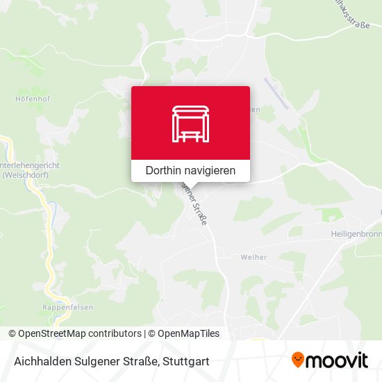 Aichhalden Sulgener Straße Karte