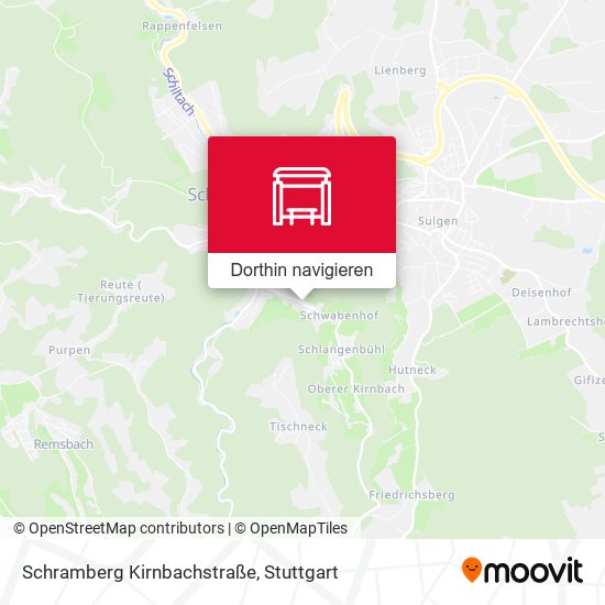 Schramberg Kirnbachstraße Karte