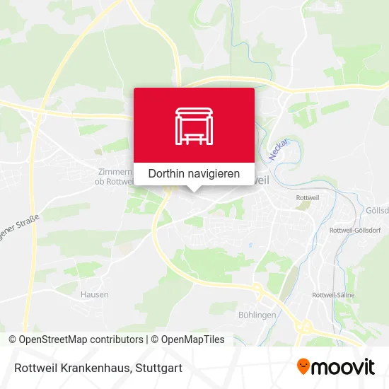 Rottweil Krankenhaus Karte