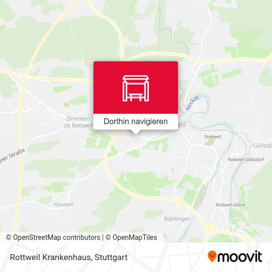 Rottweil Krankenhaus Karte
