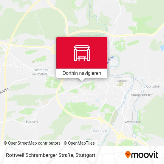 Rottweil Schramberger Straße Karte