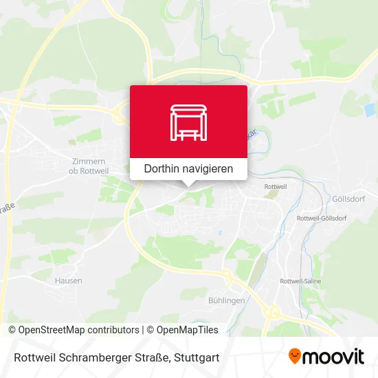 Rottweil Schramberger Straße Karte