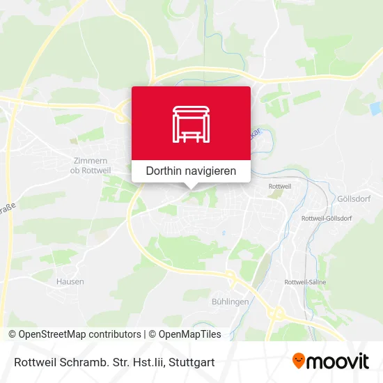 Rottweil Schramb. Str. Hst.Iii Karte