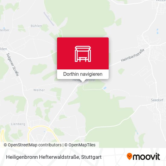 Heiligenbronn Hefterwaldstraße Karte